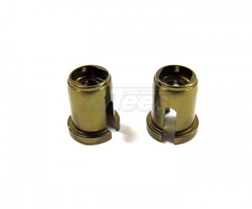 GPM Racing Kyosho Mini Inferno Aluminum Gear Differential Joint - 1Pair Golden Black