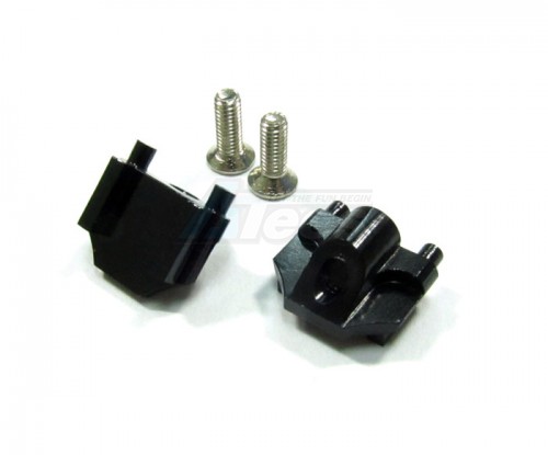 GPM Racing Kyosho Mini Inferno Aluminum Battery Holder Mount With Screws - 1Pair Set Black