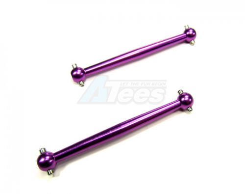 GPM Racing Kyosho Mini Inferno Aluminum Main Shaft (47MM) - 1 Pair Purple