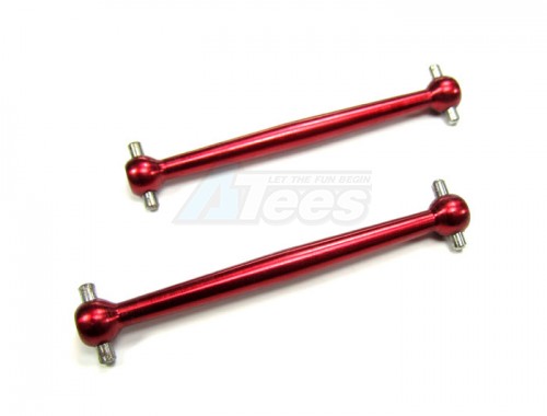 GPM Racing Kyosho Mini Inferno Aluminum Main Shaft (47MM) - 1 Pair Red