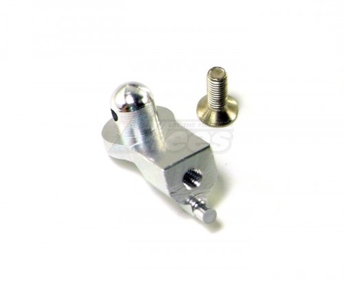 GPM Racing Kyosho Mini Inferno 09 Aluminum Rear Body Posts Mount With Screw - 1 Piece Set Silver