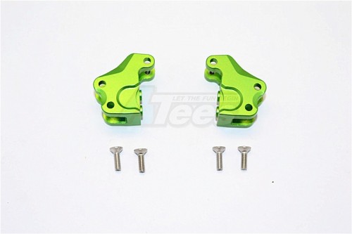 GPM Racing Axial RR10 Bomber Aluminium Front/Rear Gear Box Components - 1Pair Set Green