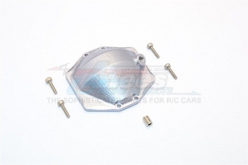 GPM Racing Axial SMT10™ Grave Digger Monster Jam Truck Aluminium Front/Rear Cover For Original Axle Housing - 1Pc Set Gun Metal