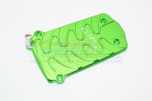 GPM Racing Axial SMT10™ Grave Digger Monster Jam Truck Aluminium Receiver Mount - 1Pc Set (Smt10 Monster Jam Ax90055 Ax90057) Green