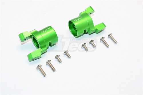 GPM Racing Axial SMT10™ Grave Digger Monster Jam Truck Aluminium Front C Hub - 1Pr Set Green