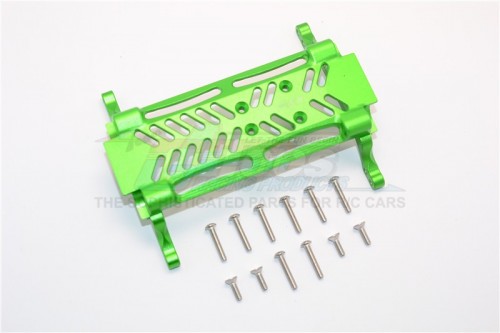 GPM Racing Axial SMT10™ Grave Digger Monster Jam Truck Aluminium Gear Box Bottom Mount - 1Pc Set Green