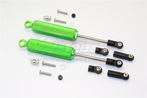 GPM Racing Axial SMT10™ Grave Digger Monster Jam Truck Aluminium Front/Rear Internal Shocks ( 3 Length Adjustable Design ) - 1Pr Set (For Smt10 Monster Jam Ax90055 Ax90057) Green