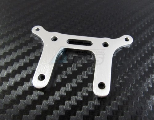GPM Racing Team Losi Mini LST Aluminum Front Sub-chassis Side Plate - 1 Piece Silver