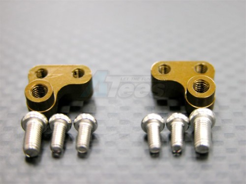 GPM Racing Team Losi Mini LST Aluminum Servo Mount With Screws - 1pr Set