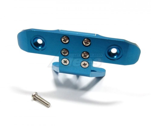 GPM Racing Team Losi Mini LST Aluminum Front Bumper With Screw - 1set Blue