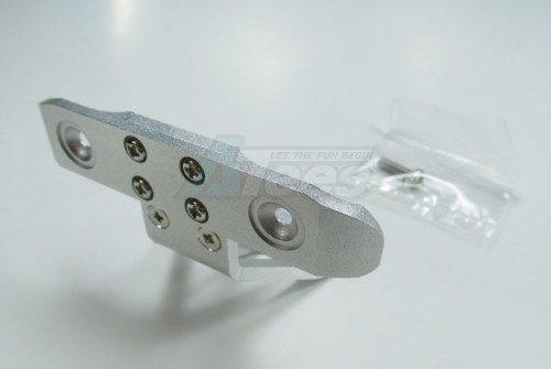 GPM Racing Team Losi Mini LST Aluminum Front Bumper With Screw - 1set Silver