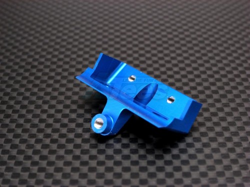 GPM Racing Kyosho Mini-Z Monster Aluminum Rear Gear Box Arm Mount Set For Original Motor Mount- 1Set Blue
