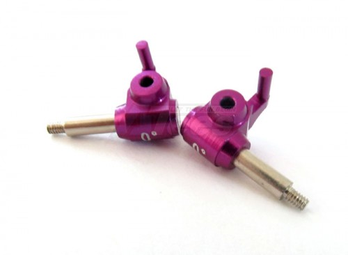 GPM Racing Kyosho Mini-Z Monster Aluminum Front Knuckle Arm Set 1 Pair Purple