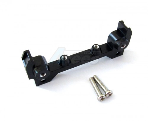 GPM Racing Kyosho Mini-Z Monster Aluminum Rear Damper Mount With Screws - 1pc Set Black