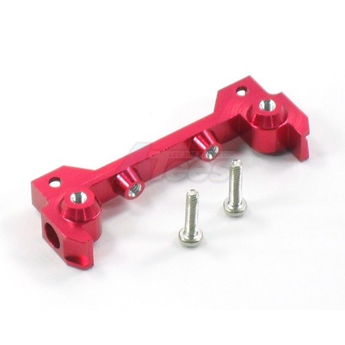 GPM Racing Kyosho Mini-Z Monster Aluminum Rear Damper Mount - 1 pc Red