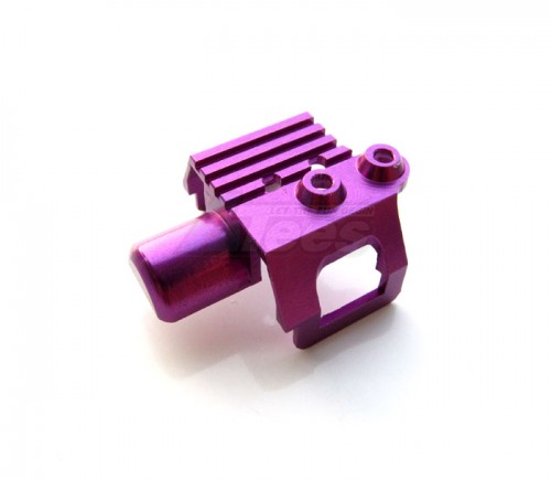 GPM Racing Kyosho Mini-Z Monster Aluminum Rear Motor Cap With Heat Sink - 1pc Purple