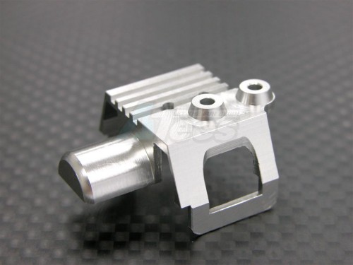 GPM Racing Kyosho Mini-Z Monster Aluminum Rear Motor Cap With Heat Sink - 1pc Silver