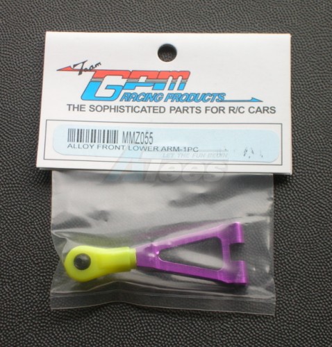 GPM Racing Kyosho Mini-Z Monster Aluminum Front Lower Arm Purple