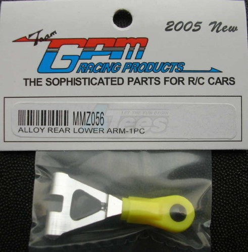 GPM Racing Kyosho Mini-Z Monster Aluminum Rear Lower Arm Silver