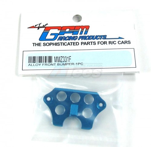 GPM Racing Kyosho Mini-Z Monster Aluminum Front Bumper 1pc Blue