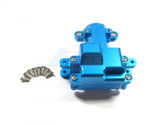 GPM Racing Kyosho Mini-Z Overland Aluminum Front Gear Box - 1 pc Blue