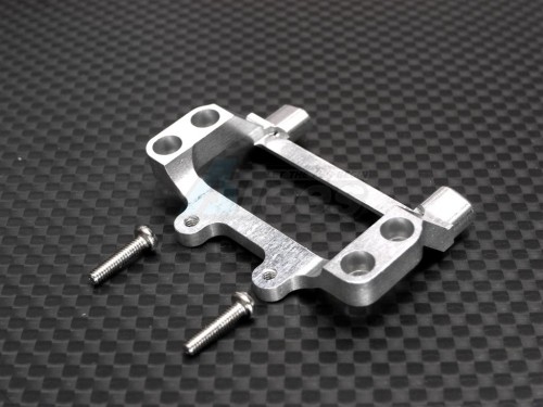 GPM Racing Kyosho Mini-Z Overland Aluminum Front Damper Mount - 1 pc Silver