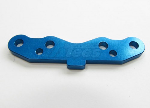 GPM Racing Kyosho Inferno MP7.5 Aluminum Lower Arm Lock Plate For Rear Gear Box - 1 Piece Blue