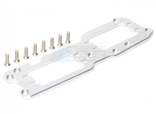 GPM Racing Kyosho Inferno MP7.5 Aluminum Upper Deck With Screws 1 Set Silver