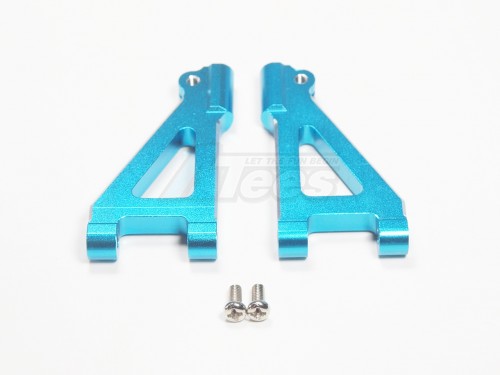 GPM Racing Kyosho Inferno MP7.5 Aluminum Front Upper Arm with Screws - 1 Pair Blue