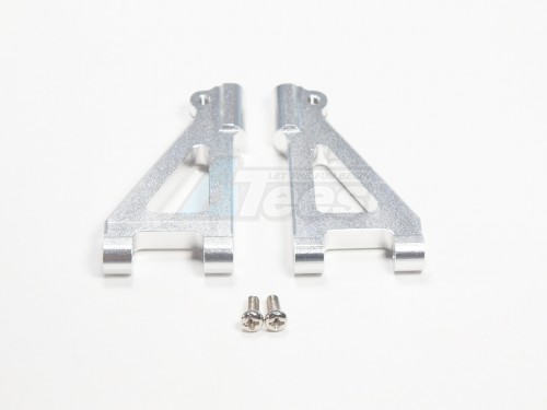 GPM Racing Kyosho Inferno MP7.5 Aluminum Front Upper Arm with Screws - 1 Pair Silver