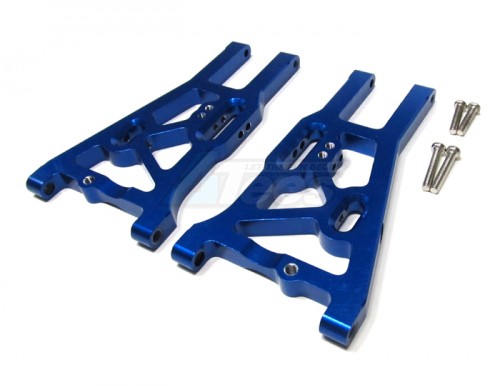 GPM Racing Kyosho Inferno MP7.5 Aluminum Front Lower Arm With Screws - 1pair Set Blue