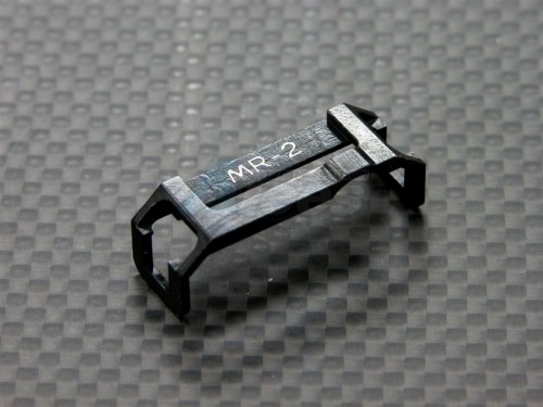 GPM Racing Kyosho Mini-Z MR-02 Aluminum Steering Plate Holder - 1pc Black