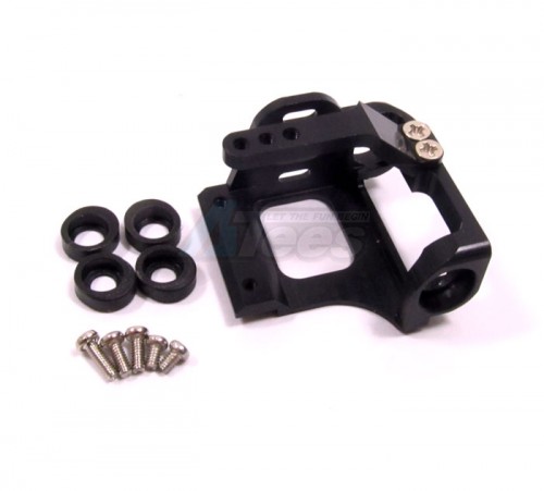 GPM Racing Kyosho Mini-Z MR-02 Aluminum Motor Mount For GPM Motor 1pc Set Black