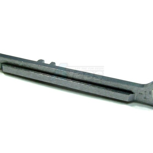 GPM Racing Kyosho Mini-Z MR-02 Aluminum Steering Plate (-1 Deg Toe-out) - 1pc Gun Metal