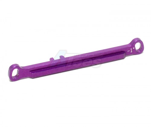 GPM Racing Kyosho Mini-Z MR-02 Aluminum Steering Plate (-1 Deg Toe-out) - 1pc Purple
