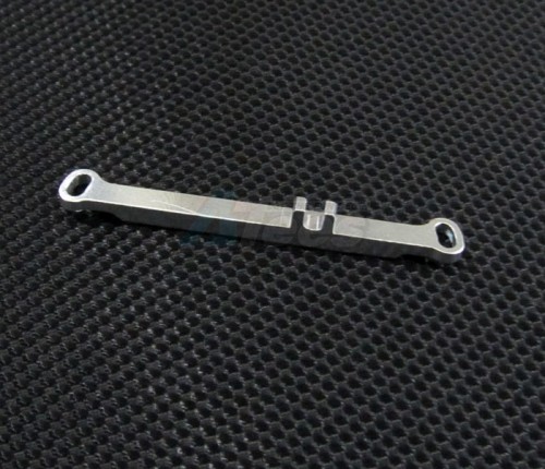 GPM Racing Kyosho Mini-Z MR-02 Aluminum Steering Plate (-1 Degree Toe-out) - 1 Piece Silver