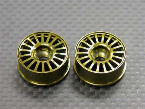 GPM Racing Kyosho Mini-Z MR-02 Aluminum Front Flat Rims(18poles) - 1pr