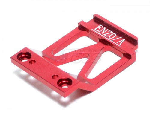 GPM Racing Kyosho Mini-Z MR-02 Aluminum Front Body Lock Plate For Ferrari Enzo - 1 Piece(shape A) Red