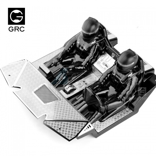 GPM Racing Anderson Racing MRX4 Aluminum Front Gear Box Cover With Screws - 1 Piece Set Black