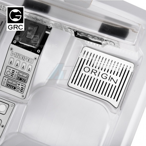 GPM Racing Anderson Racing MRX4 Aluminum Front Gear Box Cover With Screws - 1 Piece Set Gun Metal