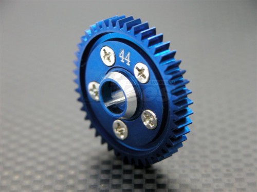 GPM Racing Anderson Racing MRX4 Aluminum Main Gear (44t) - 1 Piece Set Blue