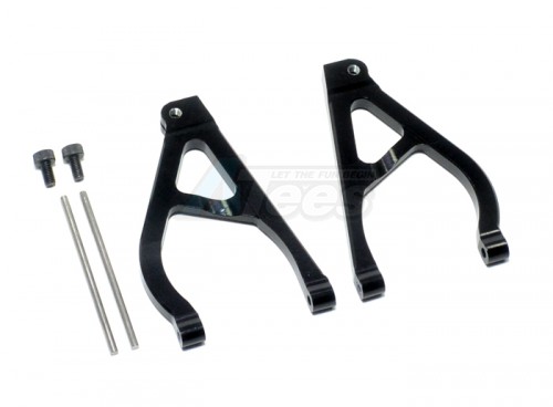 GPM Racing Traxxas 1/16 Mini Summit Aluminum Rear Upper Arm - 1pr Black