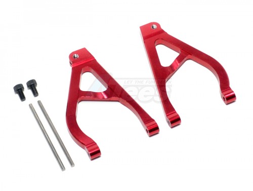 GPM Racing Traxxas 1/16 Mini Summit Aluminum Rear Upper Arm - 1pr Red