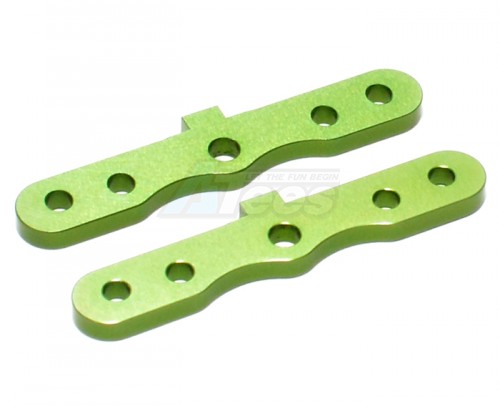 GPM Racing HPI Savage XS Flux Aluminum Front Bulk Head Plate - 2 Pieces Green