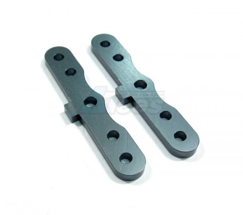GPM Racing HPI Savage XS Flux Aluminum Front Bulk Head Plate - 2 Pieces Gun Metal