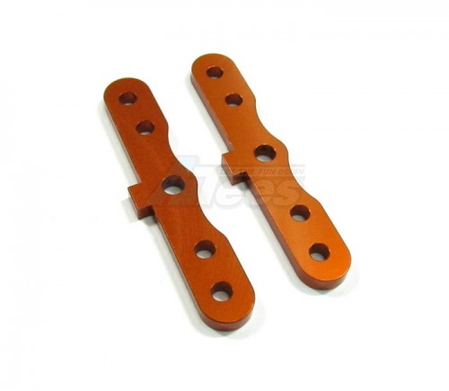 GPM Racing HPI Savage XS Flux Aluminum Front Bulk Head Plate - 2 Pieces Orange