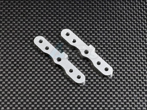 GPM Racing HPI Savage XS Flux Aluminum Front Bulk Head Plate - 2 Pieces Silver