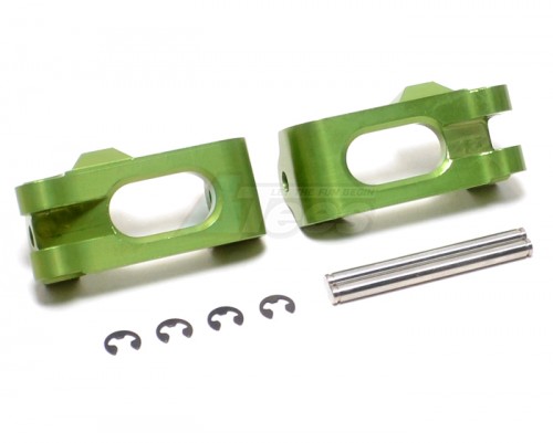 GPM Racing HPI Savage XS Flux Aluminum Front C-Hub 1 Pair Set Green