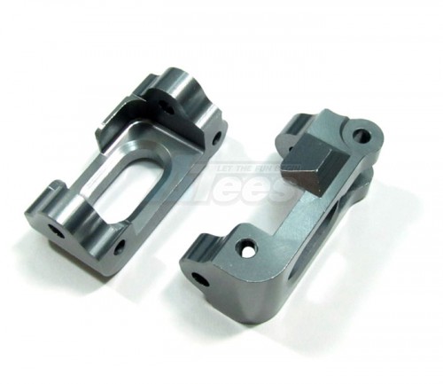 GPM Racing HPI Savage XS Flux Aluminum Front C-Hub 1 Pair Set Gun Metal