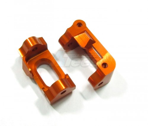 GPM Racing HPI Savage XS Flux Aluminum Front C-Hub 1 Pair Set Orange